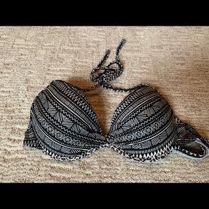 Leopard Print Swim Top